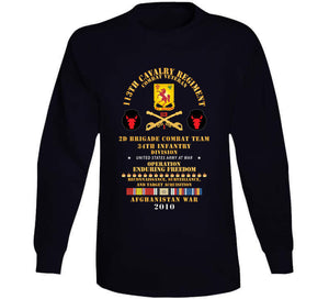 1st Bn, 113th Cavalry Regiment, 2nd Bct, 34th Id - Enduring Freedom Combat Veteran X 300 T Shirt