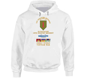 1st Infantry Division - 2nd Battalion, 16th Infantry, Cib, Bs, Ph, Am, Vn Svc Bar - Vietnam War X 300 T Shirt