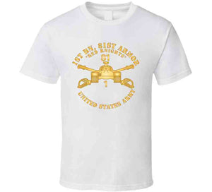 1st Bn, 81st Armor - Red Knights- Armor Branch X 300 T Shirt