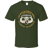 Load image into Gallery viewer, Sof - 5th Sfg - Airborne Badge - Vietnam X 300 T Shirt
