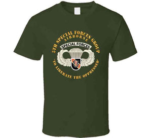 Sof - 5th Sfg - Airborne Badge - Vietnam X 300 T Shirt