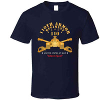 Load image into Gallery viewer, 110th Armor Regiment - Above Equal X 300  Classic T Shirt, Crewneck Sweatshirt, Hoodie, Long Sleeve
