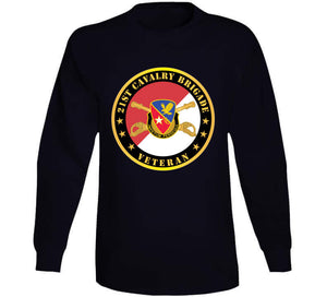 21st Cavalry Brigade - Veteran - Red - White X 300 T Shirt