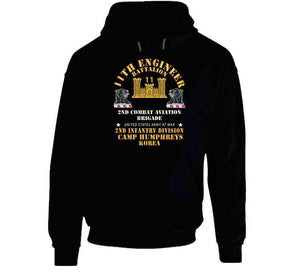 11th Engineer Battalion - Camp Humphries 2nd Infantry Division - Korea X 300 Classic T Shirt, Crewneck Sweatshirt, Hoodie, Long Sleeve