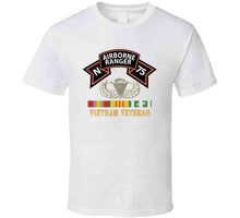 Load image into Gallery viewer, Sof - N Company Scroll - Basic Airborne  - Vietnam Veteran W Vn Svc X 300 T Shirt
