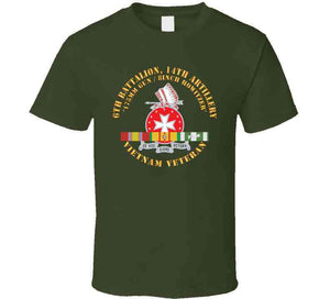 6th Battalion, 14th Artillery Regiment - Dui - Vn Svc Bar - Top X 300 Classic T Shirt, Crewneck Sweatshirt, Hoodie, Long Sleeve