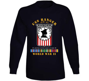 Uss Ranger (cv-4) W Eur Arr Svc Wwii T Shirt