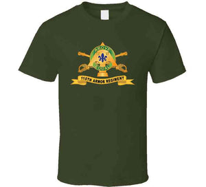 110th Armor Regiment W Br - Ribbon X 300 Classic T Shirt, Crewneck Sweatshirt, Hoodie, Long Sleeve