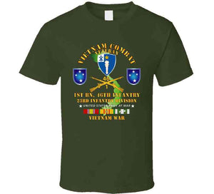 1st Bn 46th Infantry W Vn Svc T Shirt