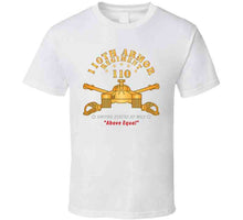 Load image into Gallery viewer, 110th Armor Regiment - Above Equal X 300 T Shirt
