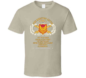 39th Field Artillery Regiment, 1st Platoon, Fdc, Charlie Battery, 1st Battalion Airborne - V1 Gold X 300 Classic T Shirt, Crewneck Sweatshirt, Hoodie, Long Sleeve