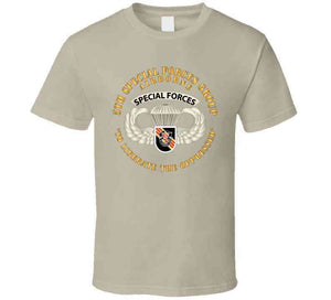 Sof - 5th Sfg - Airborne Badge - Vietnam X 300 T Shirt