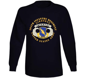 Army - Airborne Badge - 504th Infantry Regiment Wo Ds X 300 Classic T Shirt, Crewneck Sweatshirt, Hoodie, Long Sleeve