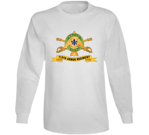 110th Armor Regiment W Br - Ribbon X 300 Classic T Shirt, Crewneck Sweatshirt, Hoodie, Long Sleeve