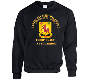 113th Cavalry Regiment - Dui - Redhorse Squadron - Troop C - 1st Squadron X 300 T Shirt