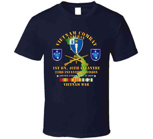 1st Bn 46th Infantry W Vn Svc T Shirt