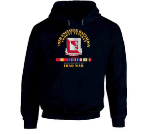 Army - 19th Engineer Battalion - Iraq War W Svc Classic T Shirt, Crewneck Sweatshirt, Hoodie, Long Sleeve