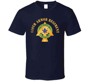 110th Armor Regiment - Dui W Txt X 300 Classic T Shirt, Crewneck Sweatshirt, Hoodie, Long Sleeve