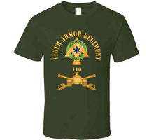 Load image into Gallery viewer, 110th Armor Regiment - Dui  W Ar Branch X 300 T Shirt
