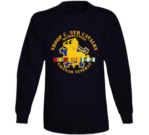 Army - Troop C, 9th Cavalry - Headhunters - Vietnam Vet W Vn Svc X 300 Classic T Shirt, Crewneck Sweatshirt, Hoodie, Long Sleeve