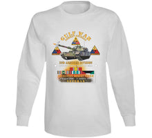 Load image into Gallery viewer, Desert Storm - 2nd Armored Div - Combat Veteran W Gulf Svc X 300 T Shirt
