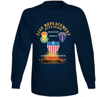 Load image into Gallery viewer, 21st Replacement Battalion - Frankfurt, Germany - Dui - Ssi - Ag Branch - Us Army, Europe - Cold War Veteran X 300 T Shirt
