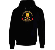 Load image into Gallery viewer, 113th Cavalry Regiment - Cav Br - Dui - 1st Squadron W Red Regt Txt - 34th Id - Ssi X 300 T Shirt
