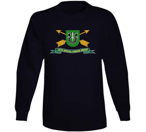 Army - 10th Special Forces Group - Flash W Br - Ribbon X 300 Classic T Shirt, Crewneck Sweatshirt, Hoodie, Long Sleeve