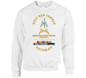 Gulf War Combat Vet - 822nd Mp Company Emblem W Gulf Svc X 300 Classic T Shirt, Crewneck Sweatshirt, Hoodie, Long Sleeve