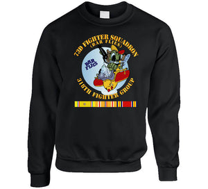 Aac - 73d Fighter Squadron - 318th Fighter Group - Wwii W Svc Classic T Shirt, Crewneck Sweatshirt, Hoodie, Long Sleeve