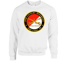 Load image into Gallery viewer, Army - 9th Cavalry Regiment - Fort Union,  Nm - Buffalo Soldiers W Cav Branch Classic T Shirt, Crewneck Sweatshirt, Hoodie, Long Sleeve
