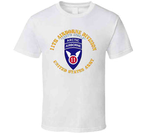 11th Airborne Division - Arctic Angels W Arctic Tab X 300 Classic T Shirt, Crewneck Sweatshirt, Hoodie, Long Sleeve