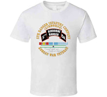 Load image into Gallery viewer, 5th Ranger Infantry Company - Airborne - Korea W Svc Ribbons X 300 T Shirt
