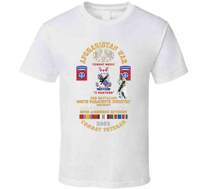 Army - Afghanistan War Combat Vet W Combat Medic, 3rd Bn 505th Pir - 82nd Airborne - Ssi X 300 T Shirt