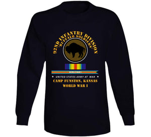 Army - 92nd Infantry Division - Buffalo Soldiers - Camp Funston Ks - Wwi Classic T Shirt, Crewneck Sweatshirt, Hoodie, Long Sleeve, Mug