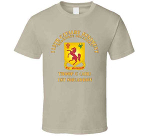 113th Cavalry Regiment - Dui - Redhorse Squadron - Troop C - 1st Squadron X 300 T Shirt