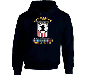 Uss Ranger (cv-4) W Eur Arr Svc Wwii T Shirt