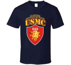 Usmc -  Iii Marine Amphibious Force - Maf T Shirt