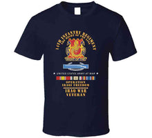 Load image into Gallery viewer, Army - Dui - 14th Infantry Regiment The Right Of The Line W Cib -  Oif - Iraq Svc X 300 T Shirt
