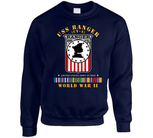 Uss Ranger (cv-4) W Eur Arr Svc Wwii T Shirt