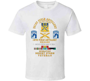 1st Battalion, 201st Artillery, Xviii Abn Corps - Operation Desert Storm Veteran X 300 T Shirt