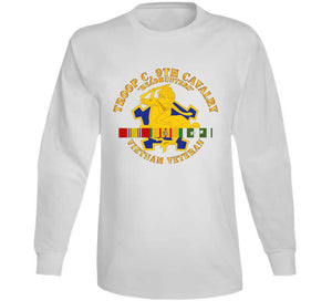 Army - Troop C, 9th Cavalry - Headhunters - Vietnam Vet W Vn Svc X 300 Classic T Shirt, Crewneck Sweatshirt, Hoodie, Long Sleeve