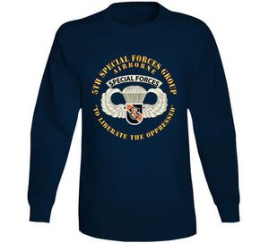 Sof - 5th Sfg - Airborne Badge - Vietnam X 300 Classic T Shirt, Crewneck Sweatshirt, Hoodie, Long Sleeve