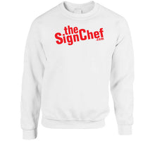 Load image into Gallery viewer, The Sign Chef Dot Com - Red Txt Apron
