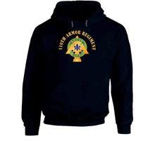 Load image into Gallery viewer, 110th Armor Regiment - Dui W Txt X 300 Classic T Shirt, Crewneck Sweatshirt, Hoodie, Long Sleeve
