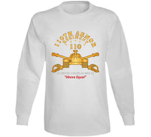 Load image into Gallery viewer, 110th Armor Regiment - Above Equal X 300 Classic T Shirt, Crewneck Sweatshirt, Hoodie, Long Sleeve
