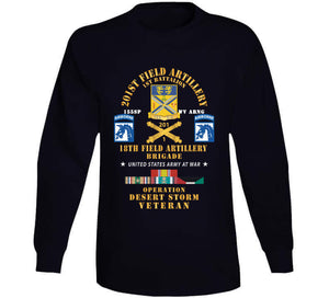 1st Battalion, 201st Artillery, Xviii Abn Corps - Operation Desert Storm Veteran X 300 T Shirt