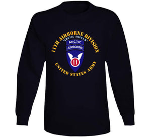 11th Airborne Division - Arctic Angels W Arctic Tab X 300 Classic T Shirt, Crewneck Sweatshirt, Hoodie, Long Sleeve