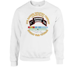 5th Ranger Infantry Company - Airborne - Korea W Svc Ribbons X 300 Classic T Shirt, Crewneck Sweatshirt, Hoodie, Long Sleeve