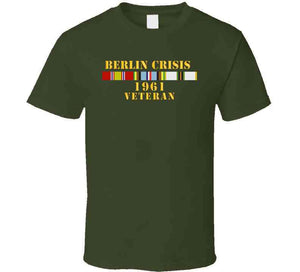 Army - Berlin Crisis 1961 Veteran W  Exp - Cold Svc T Shirt